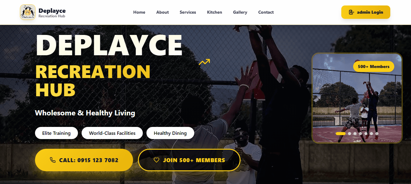 De Playce Fitness Center - CRM System